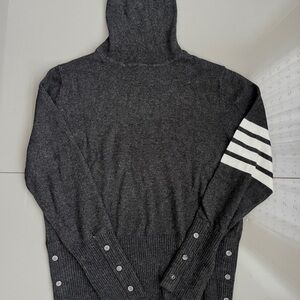 Thom Browne 4 Bar Cashmere Turtleneck
